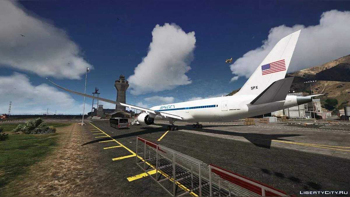 Боинг 787-8 космический шаттл Space X / GTA 5