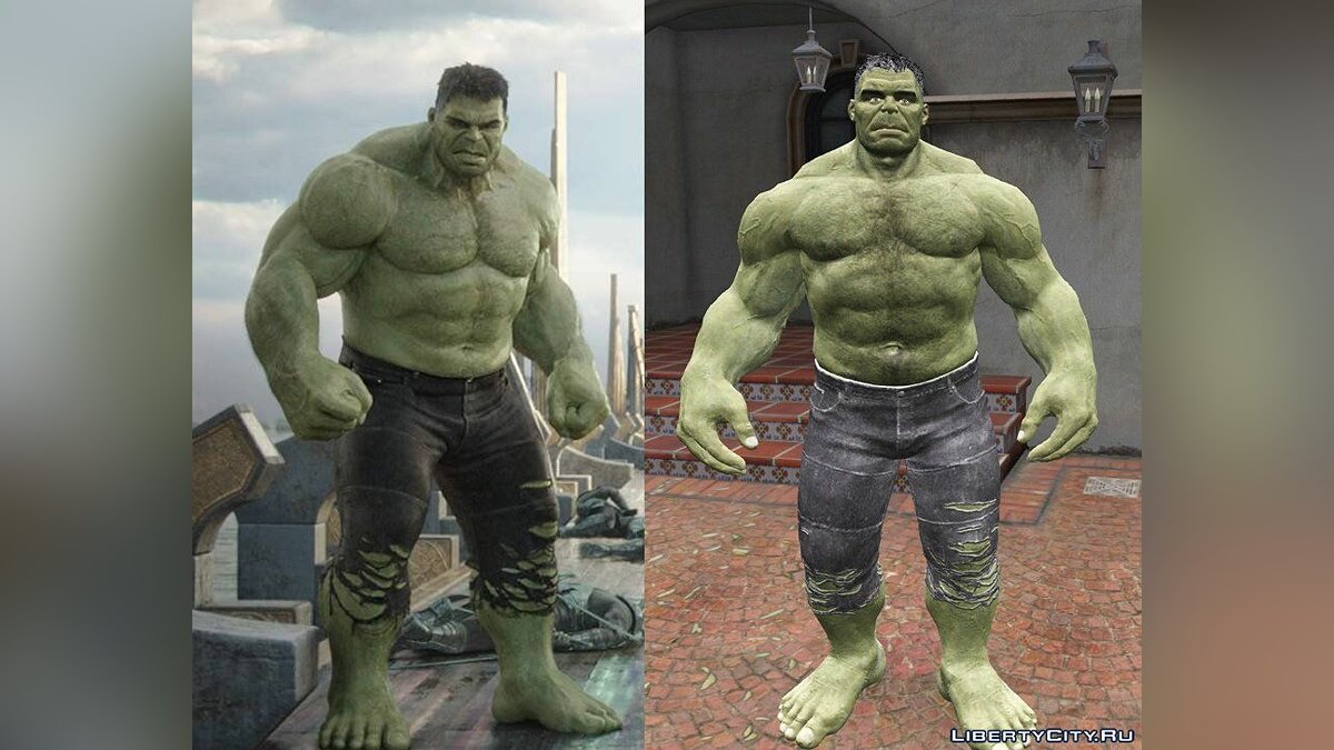 Замена hulk.yft в GTA 5 (11 файлов)