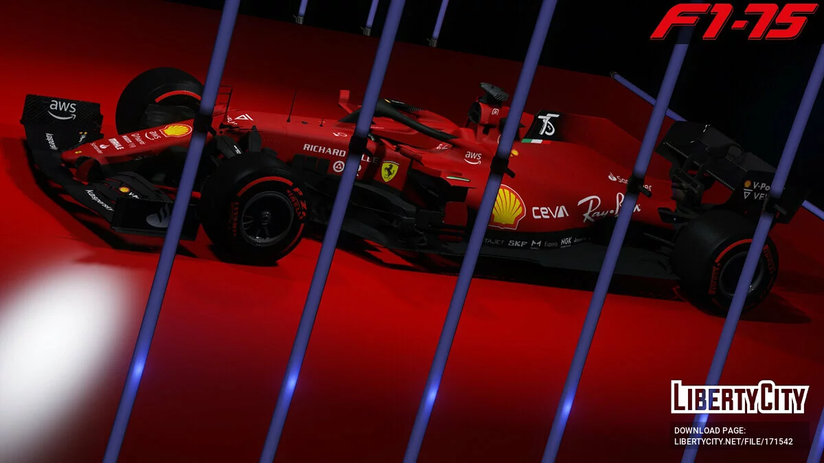 Ferrari F1-75 Livery v1.0 / GTA 5