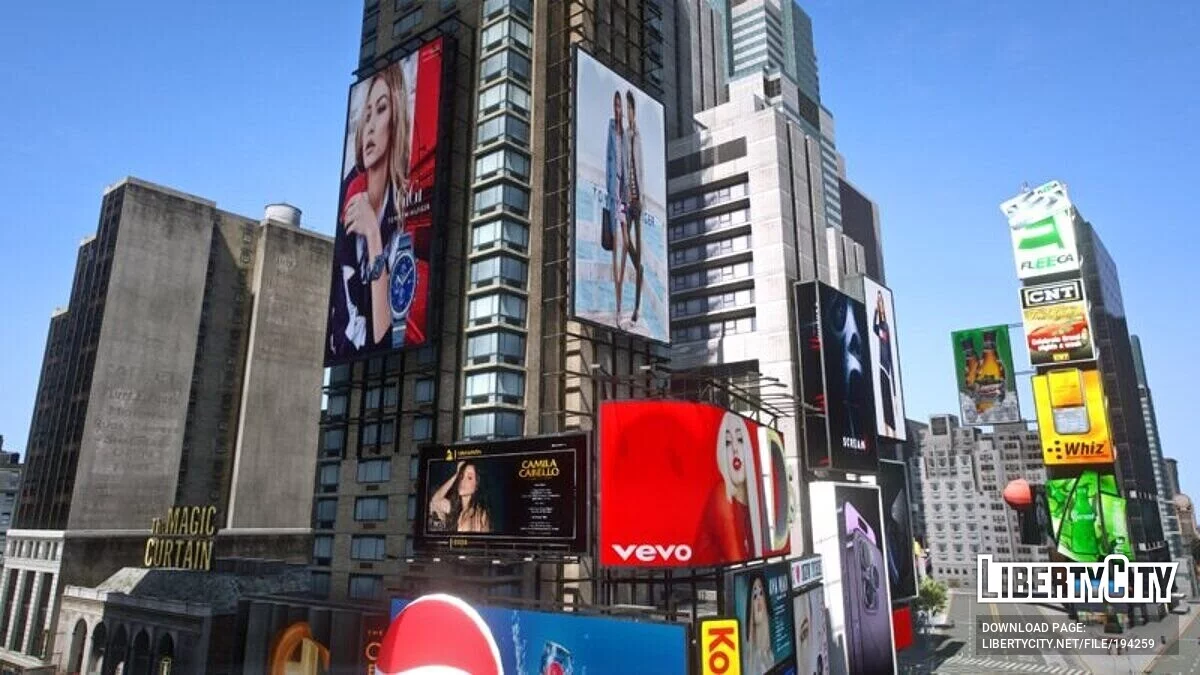 Реальные рекламные щиты Time Square 2023 / GTA 5
