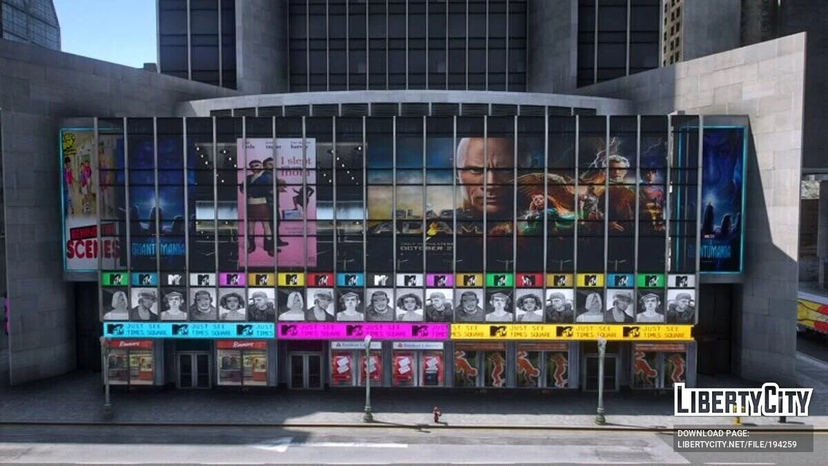 Реальные рекламные щиты Time Square 2023 / GTA 5