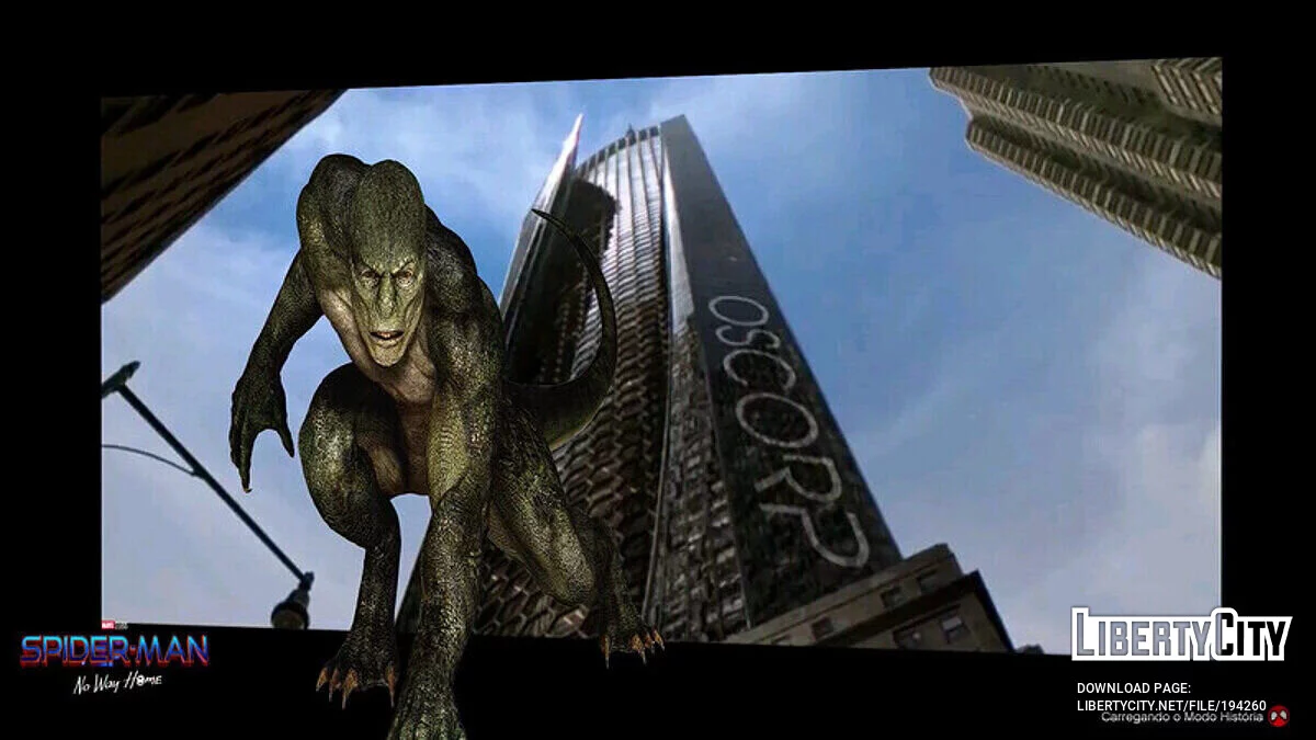 Загрузочный экран в стиле Spider-Man No Way Home / GTA 5