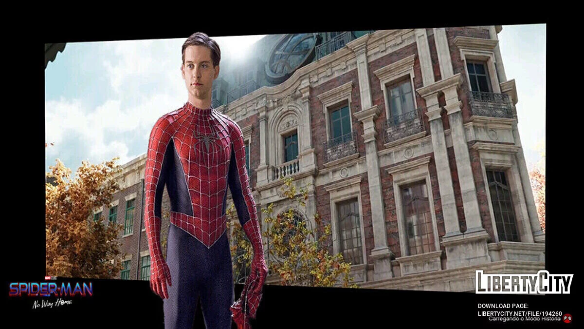 Загрузочный экран в стиле Spider-Man No Way Home / GTA 5