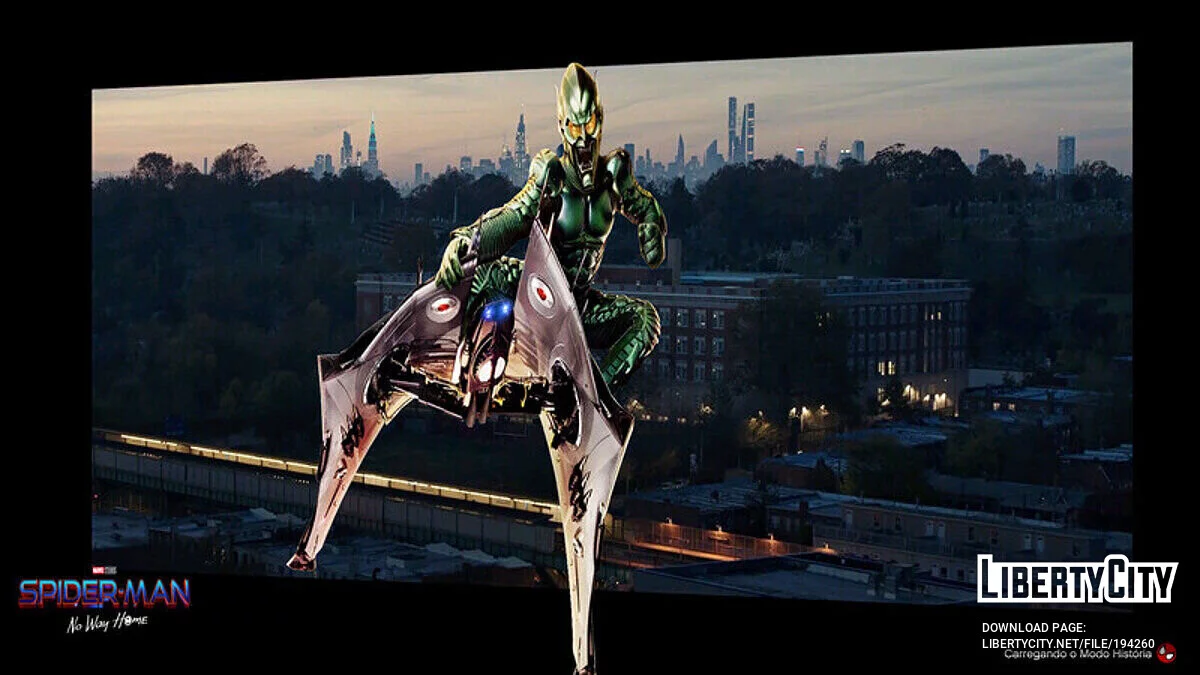 Загрузочный экран в стиле Spider-Man No Way Home / GTA 5