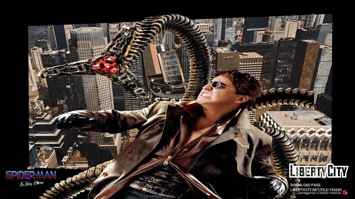 Загрузочный экран в стиле Spider-Man No Way Home / GTA 5