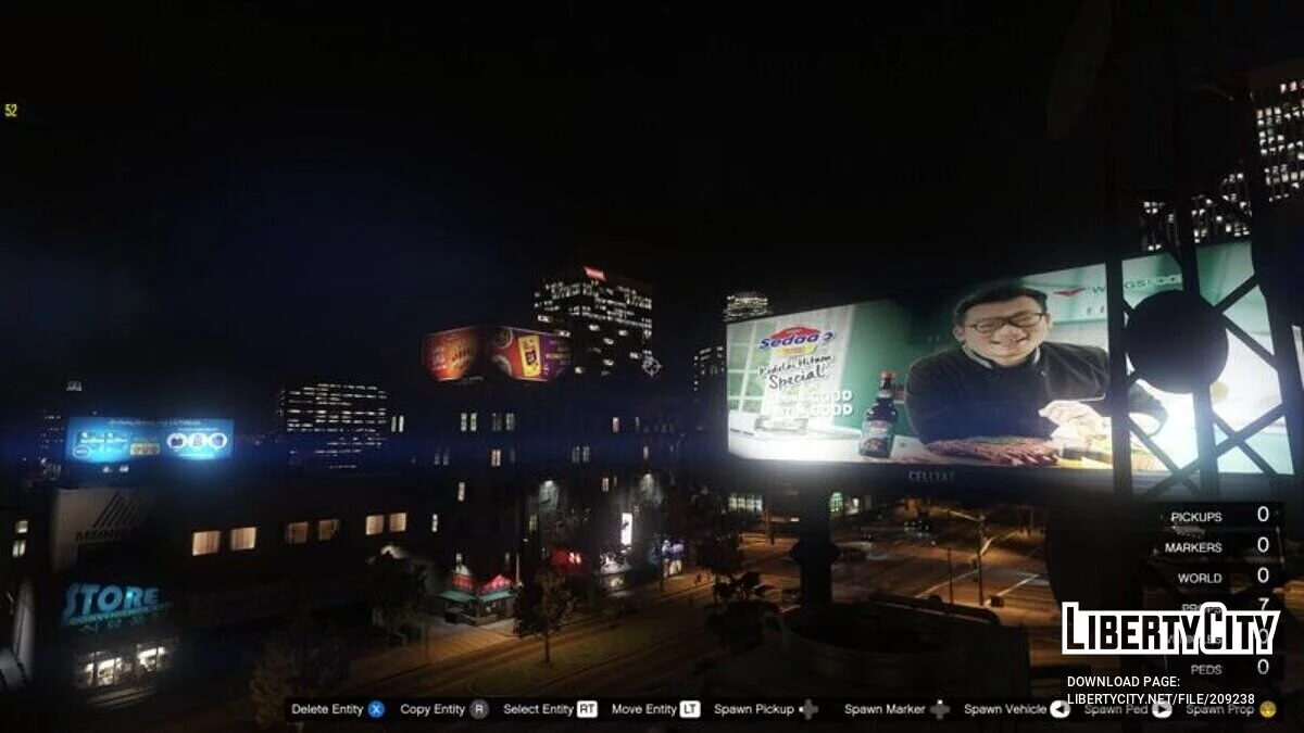 Рекламные щиты Индонезии / GTA 5