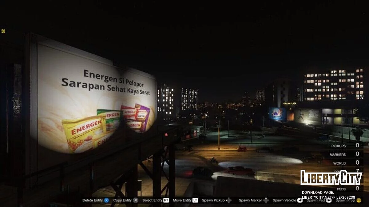 Рекламные щиты Индонезии / GTA 5
