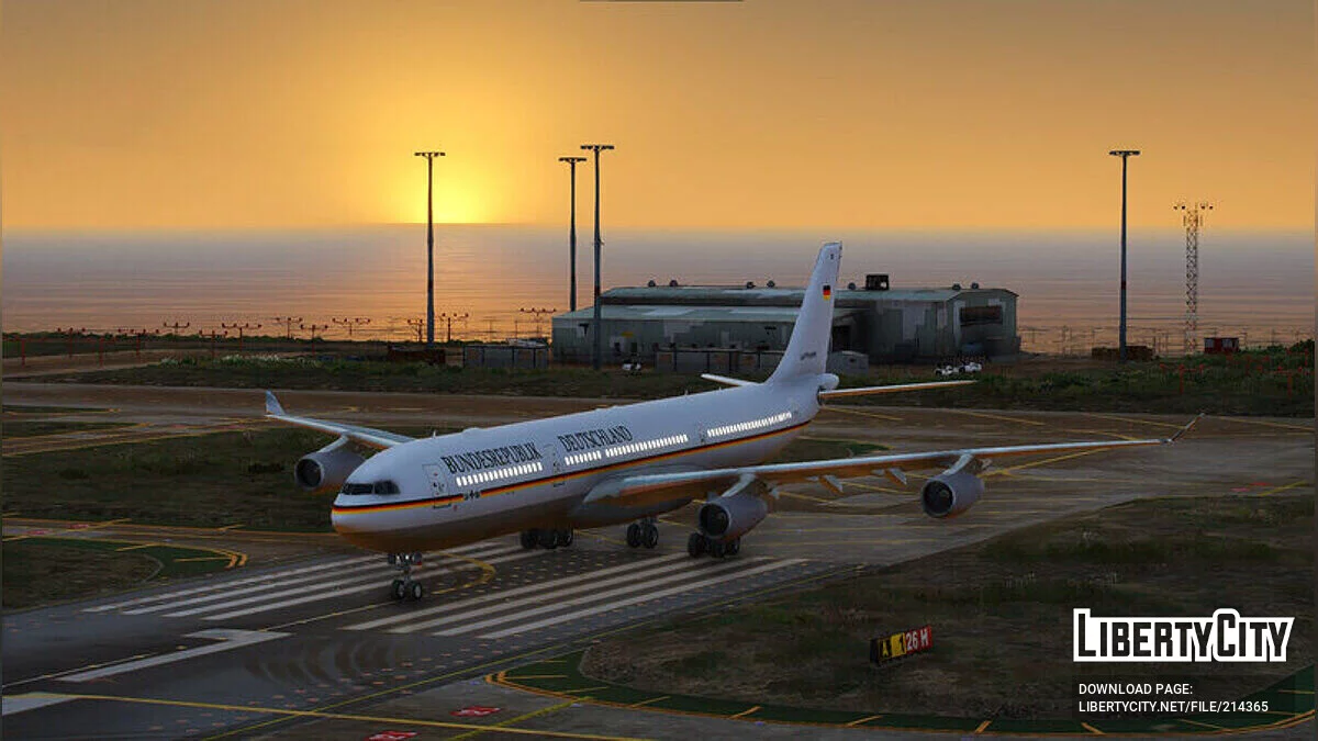 Airbus A340-300 Bundesrepublik Deutschland / GTA 5