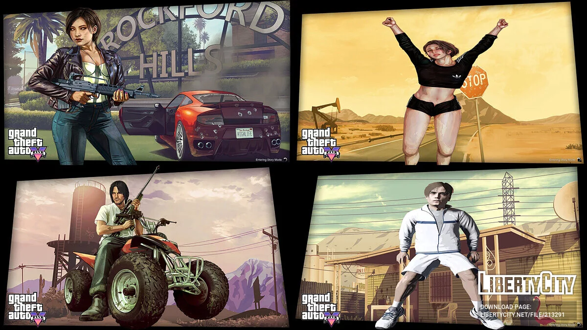 Новые загрузочные экраны / GTA 5