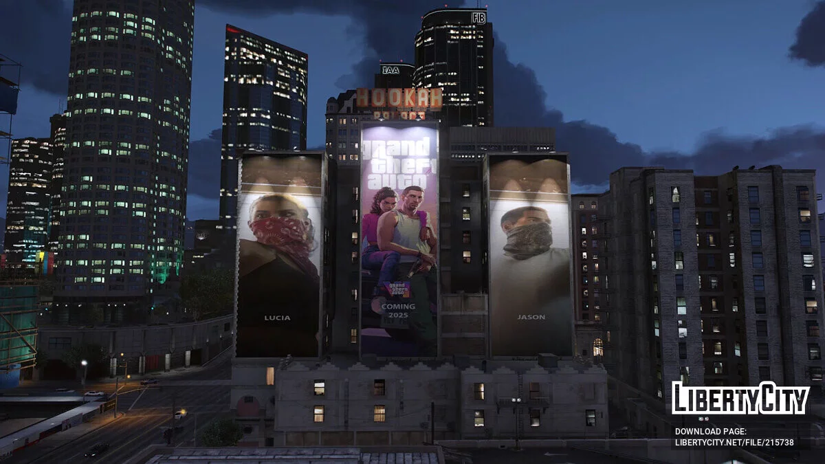 Биллборды с GTA 6 / GTA 5