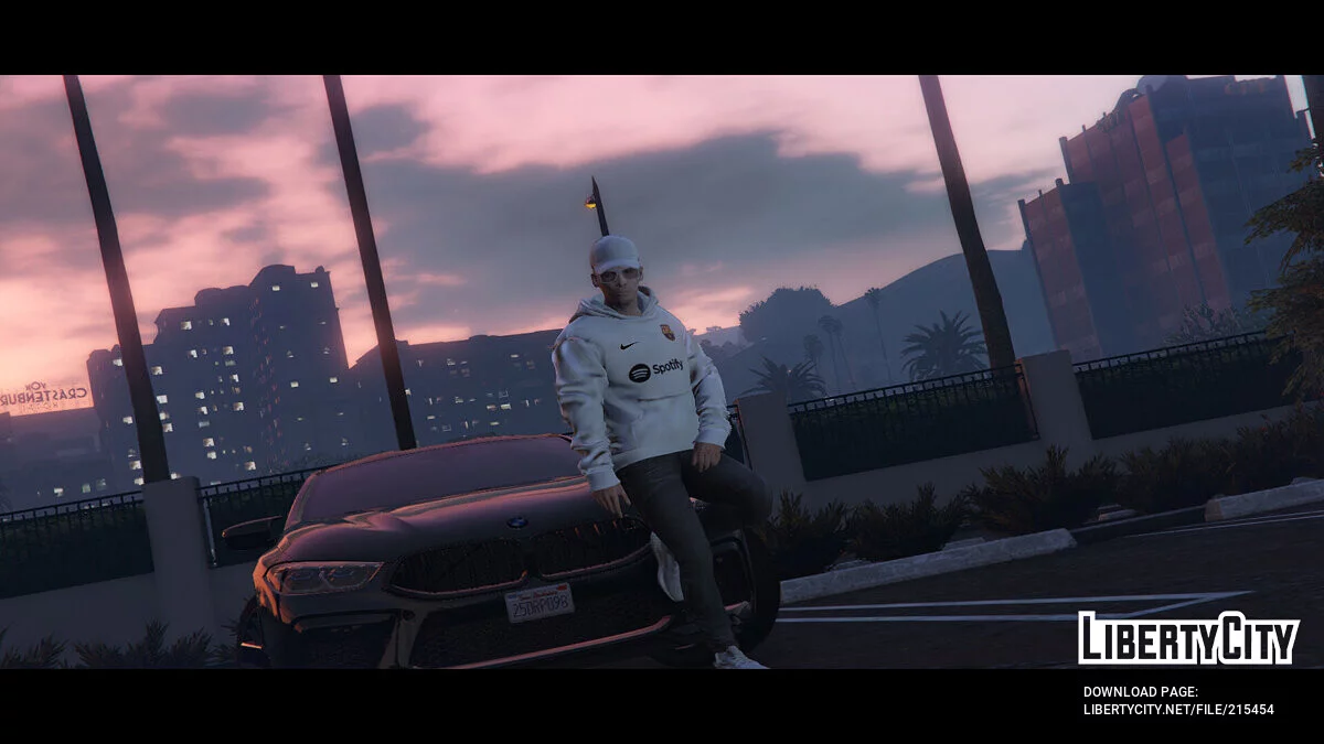 Толстовка ФК Барселона для Франклина / GTA 5
