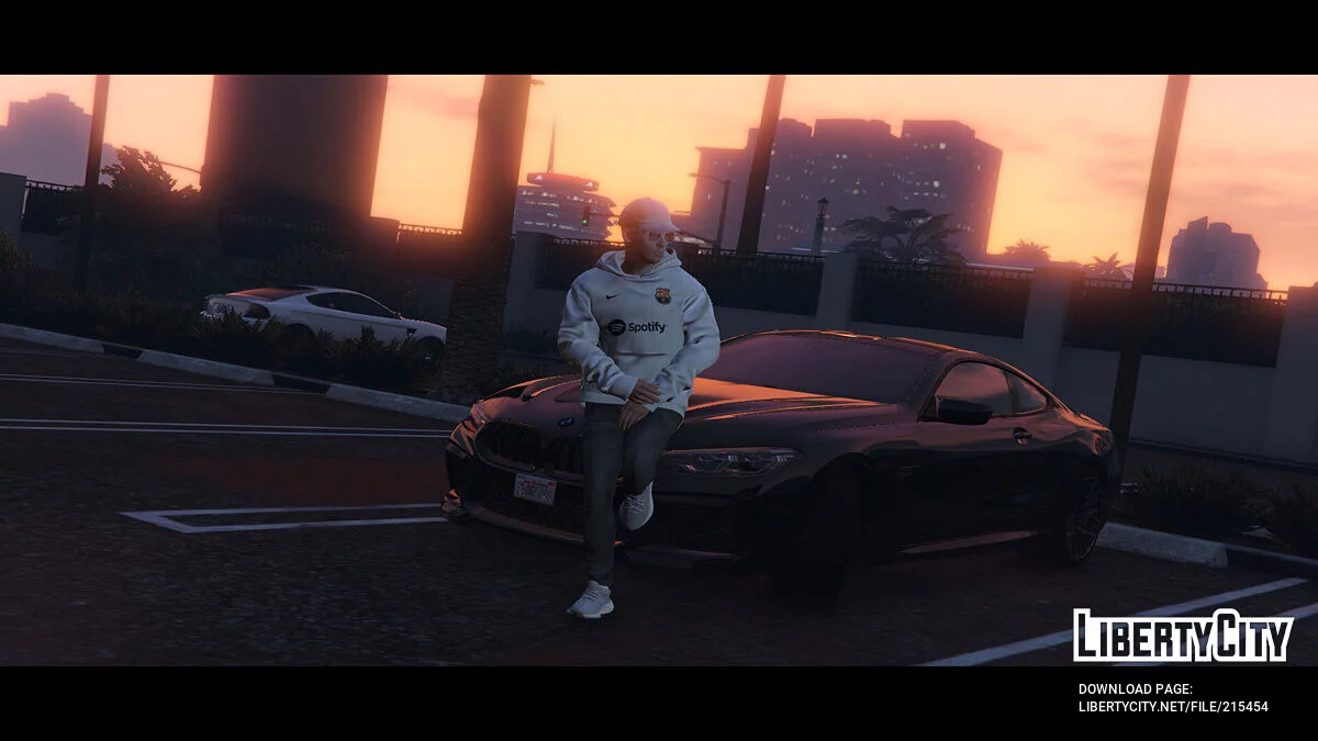 Толстовка ФК Барселона для Франклина / GTA 5