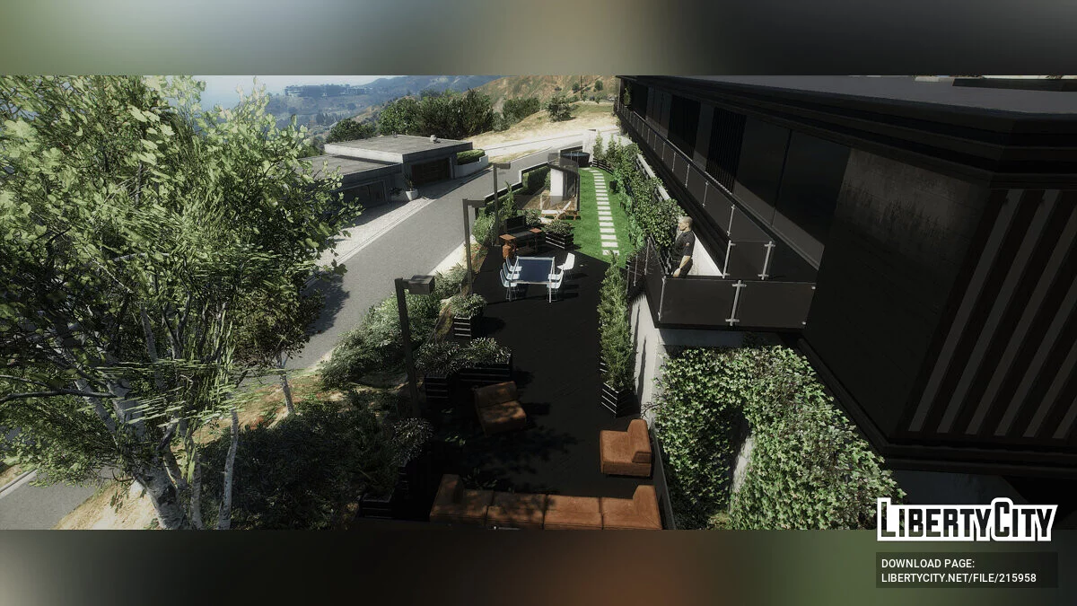Modern Wood House Retextured / GTA 5