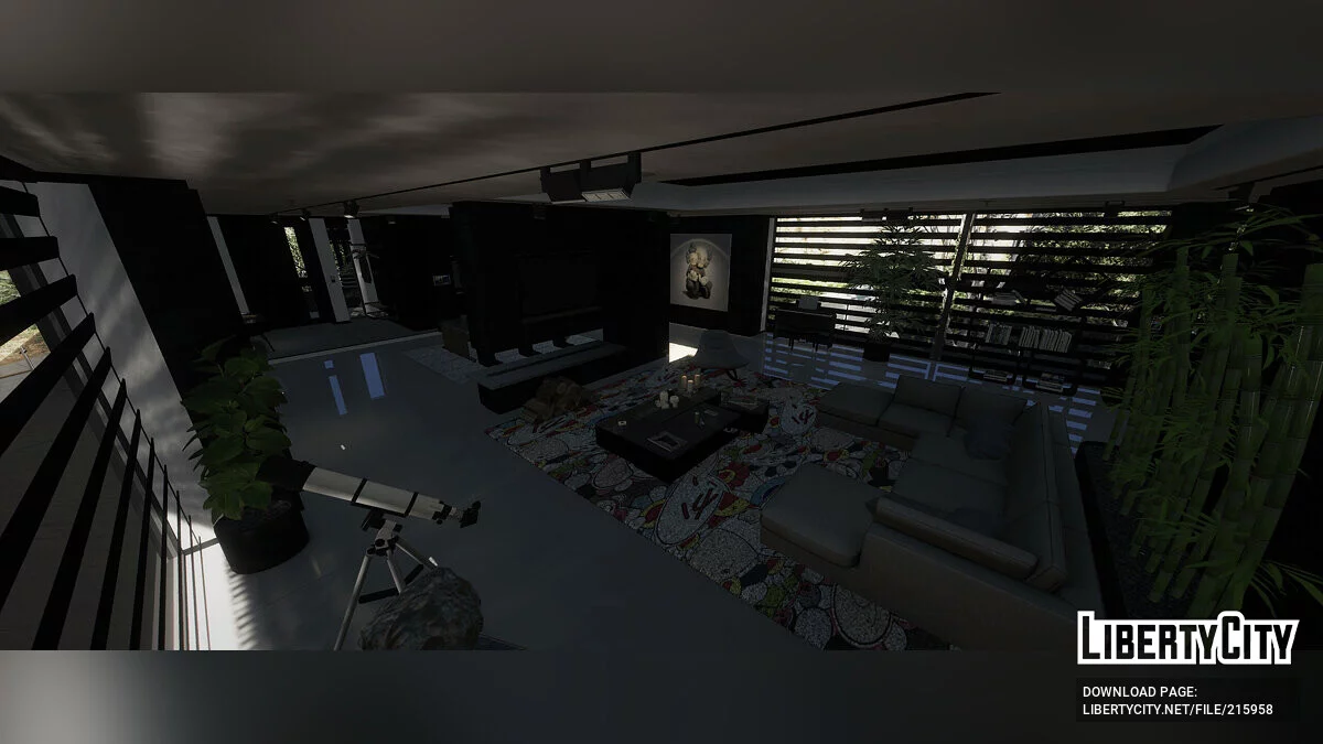 Modern Wood House Retextured / GTA 5
