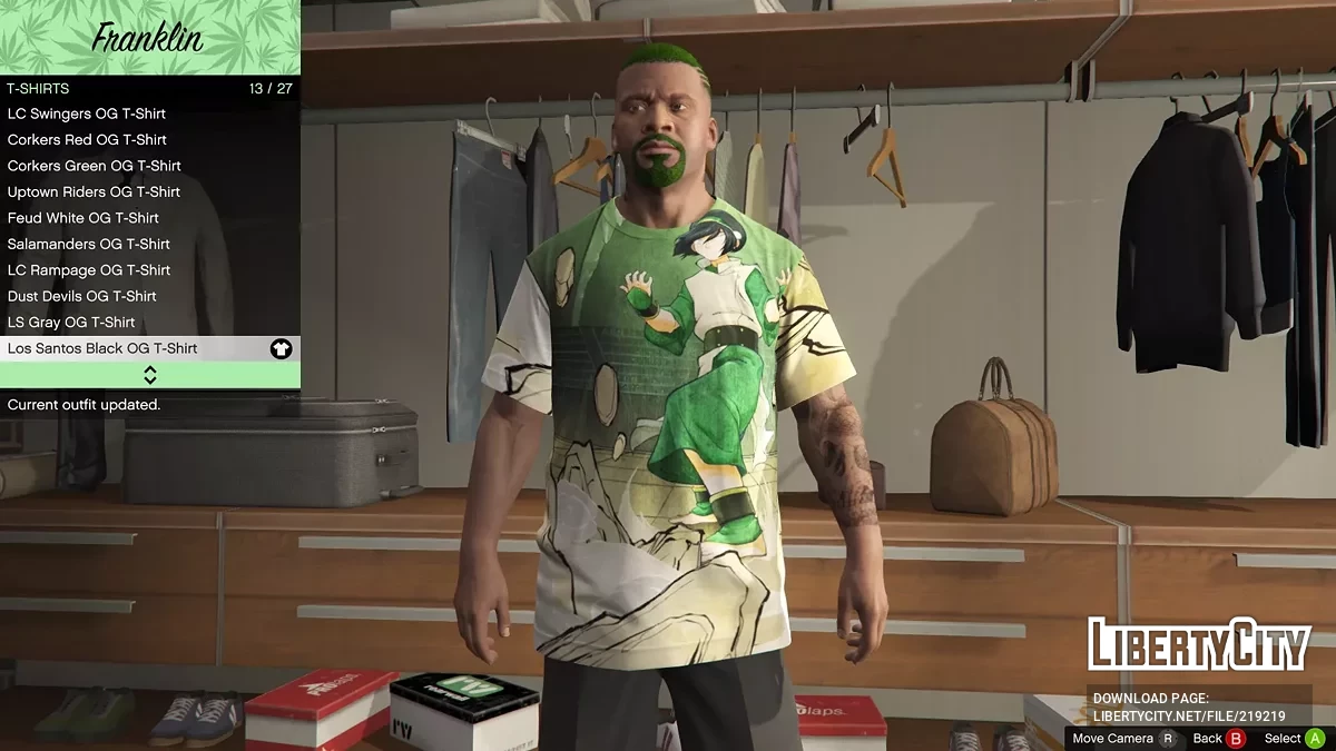 Пак разных футболок для Франклина / GTA 5