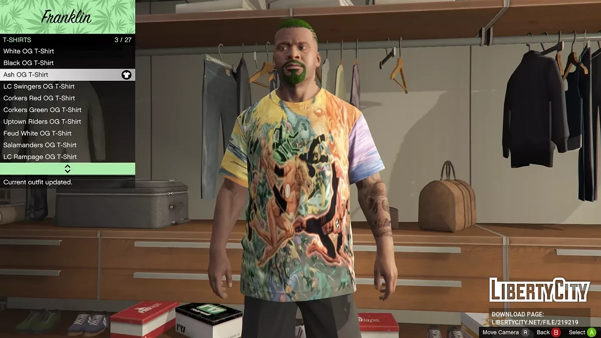 Пак разных футболок для Франклина / GTA 5