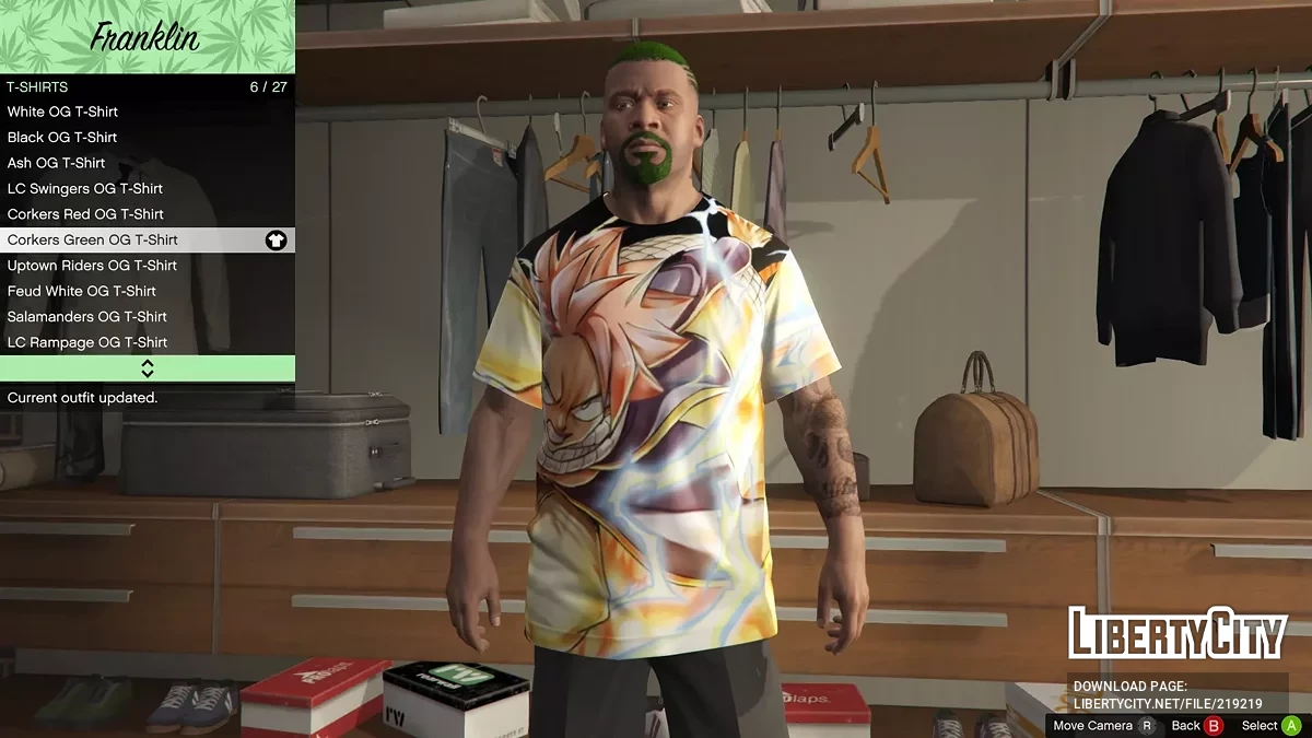 Пак разных футболок для Франклина / GTA 5