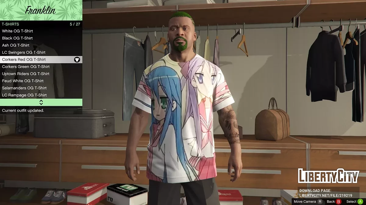 Пак разных футболок для Франклина / GTA 5