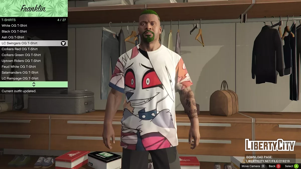 Пак разных футболок для Франклина / GTA 5