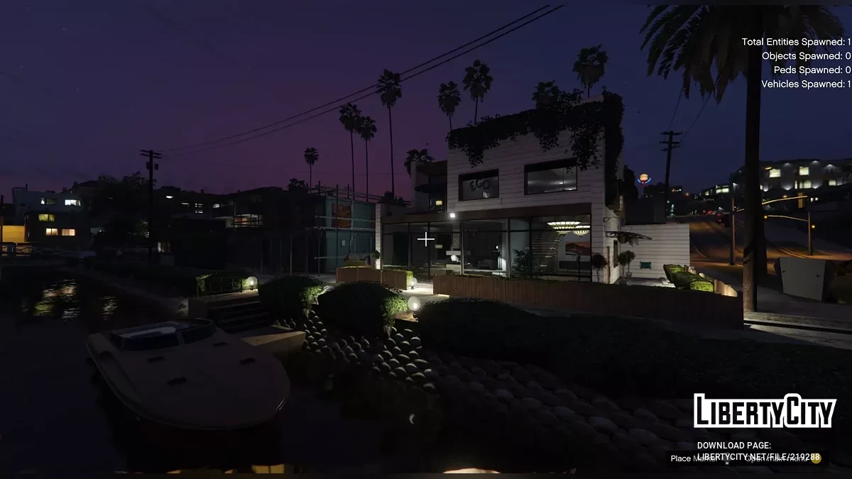 Построенный дом у причала / GTA 5