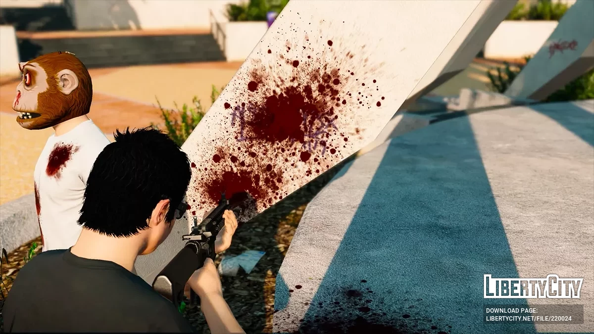 Реалистичные эффекты крови / GTA 5