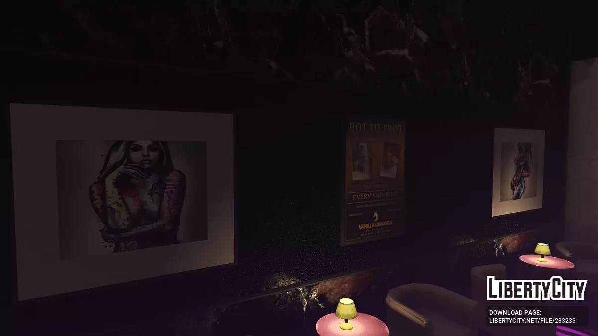 Новый современный стриптиз-клуб с обновлёнными текстурами / GTA 5