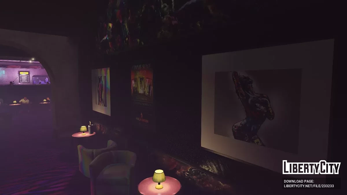 Новый современный стриптиз-клуб с обновлёнными текстурами / GTA 5