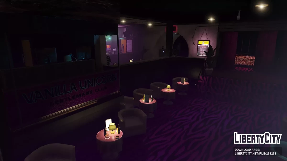 Новый современный стриптиз-клуб с обновлёнными текстурами / GTA 5