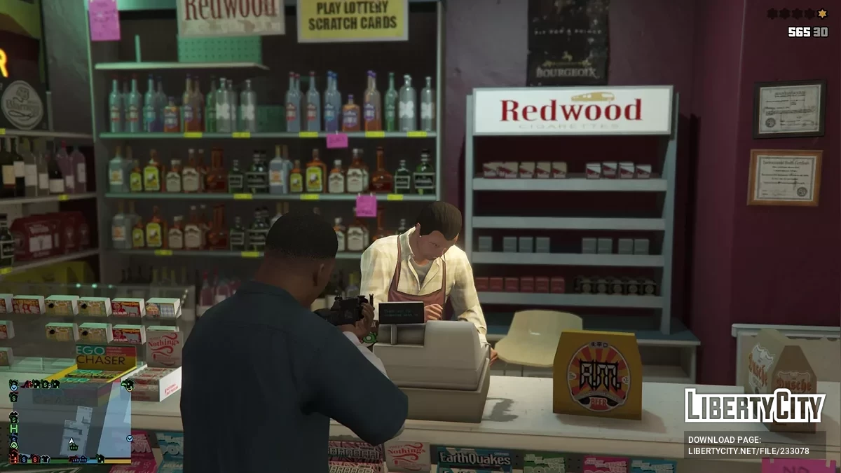 Полицейская звезда VCS LCS и колесо оружия RDR2 / GTA 5