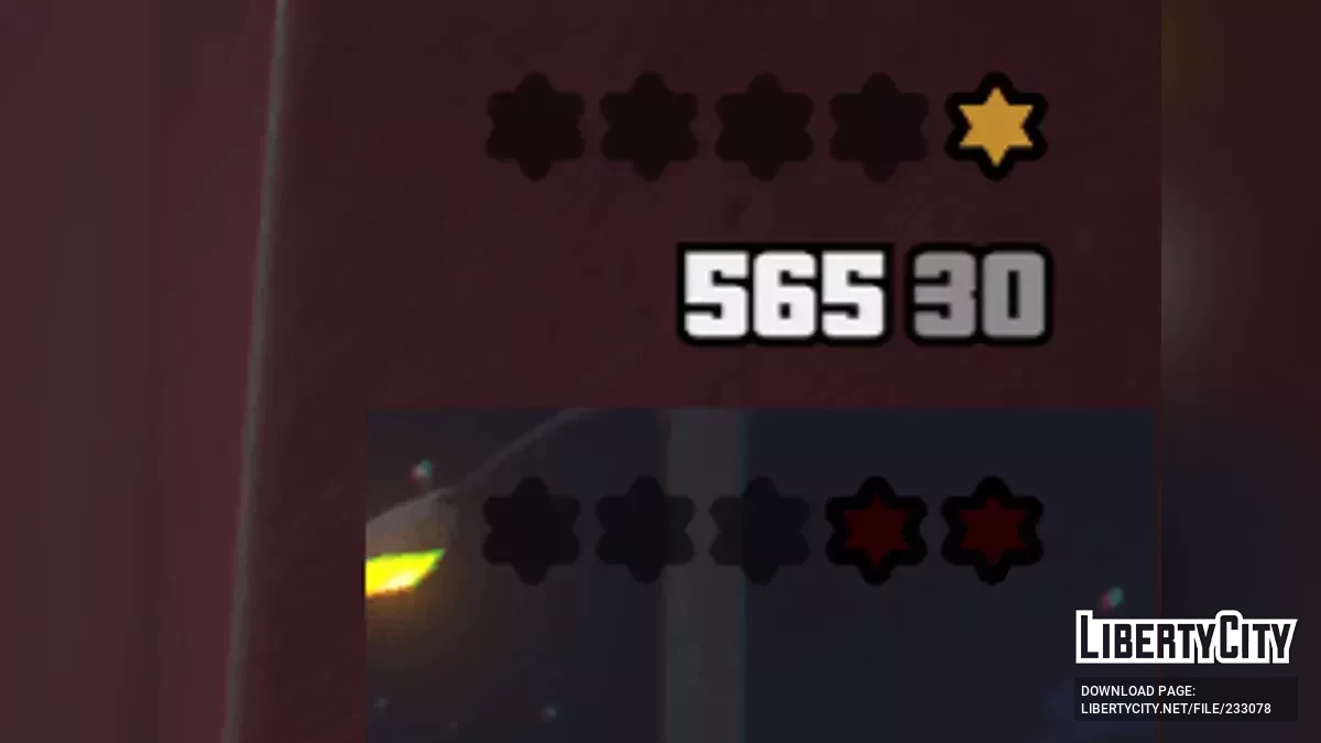 Полицейская звезда VCS LCS и колесо оружия RDR2 / GTA 5