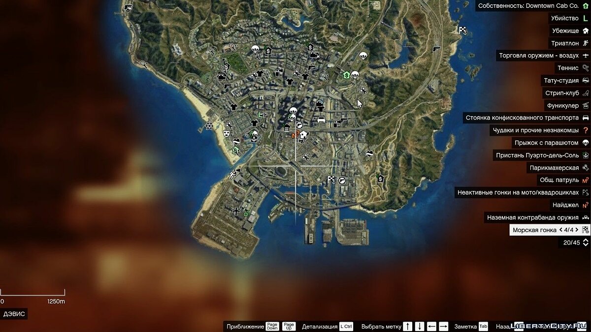Satellite map HD v2.0 для GTA 5 - Картинка #1