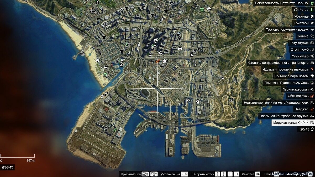 Satellite map HD v2.0 для GTA 5 - Картинка #2
