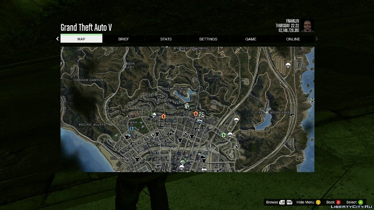 Satellite View Map для GTA 5 - Картинка #1