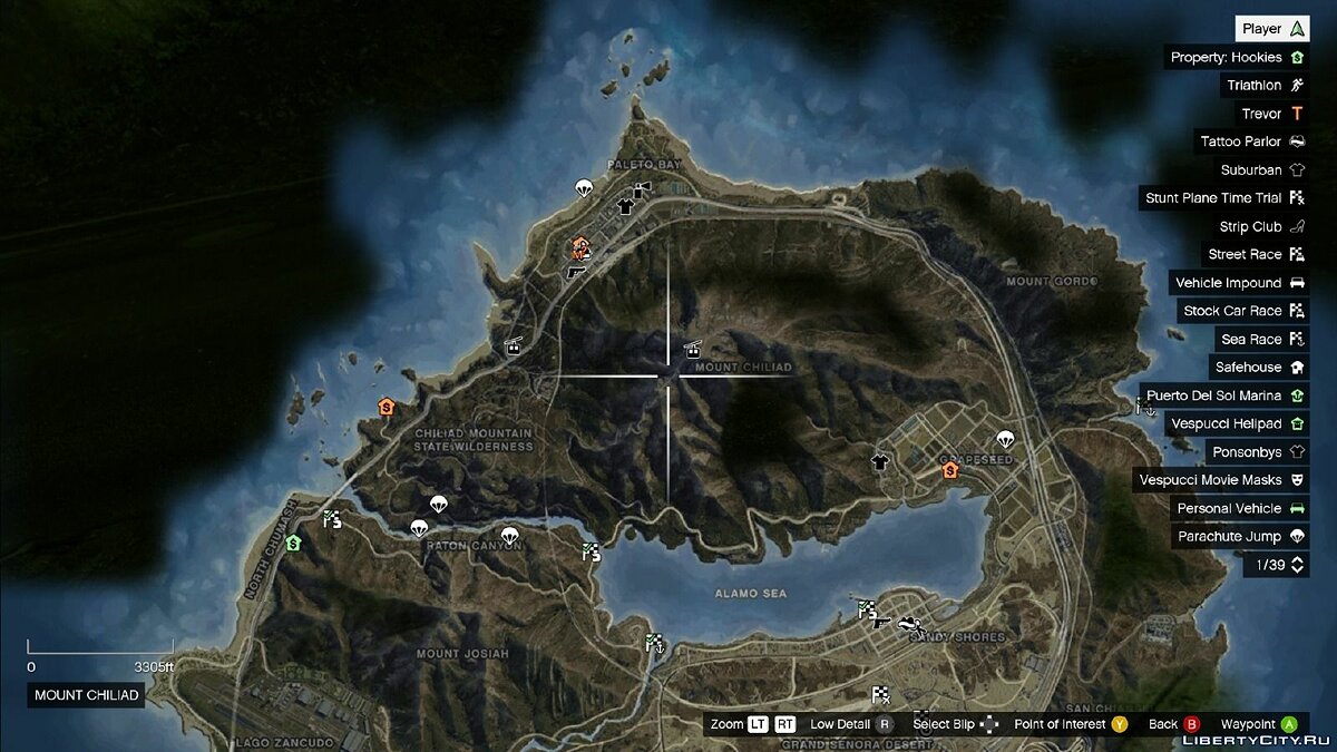Satellite View Map для GTA 5 - Картинка #2