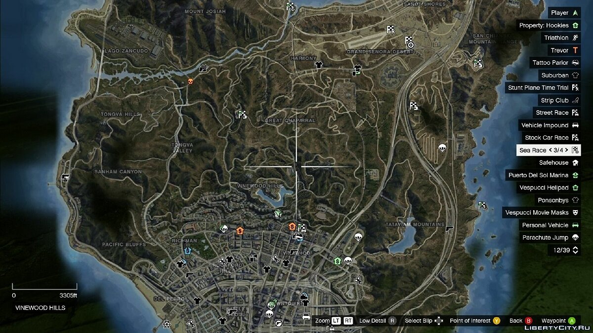 Satellite View Map для GTA 5 - Картинка #3