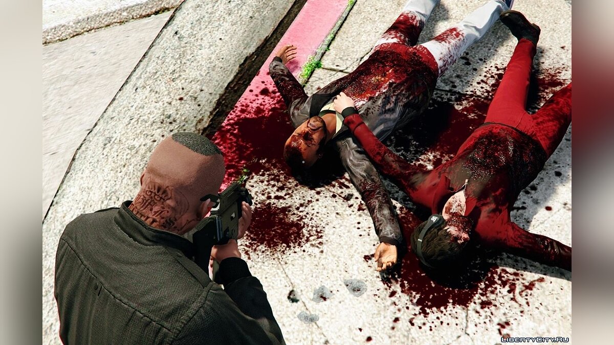[4K|HD] Raider's Blood, Violence & Ragdoll Overhaul 2.7 для GTA 5 - Картинка #8