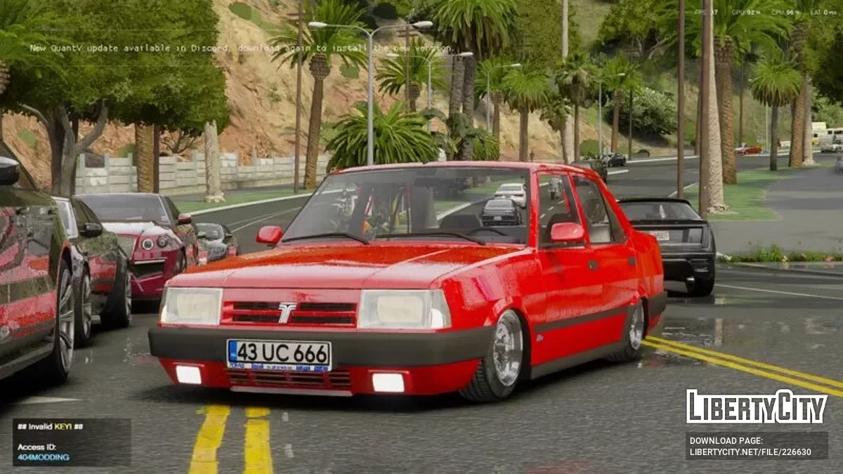Tofas Dogan SLX Mangels Jantlı / GTA 5