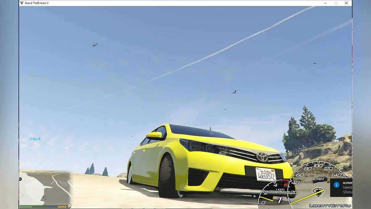 Toyota Corolla 2015 1.0 / GTA 5