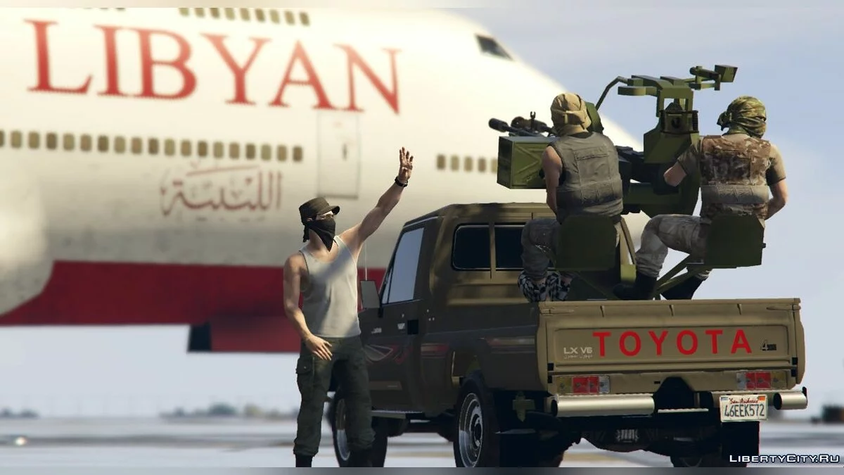 Toyota Land Cruiser LX & ZU-23 Weapon / GTA 5