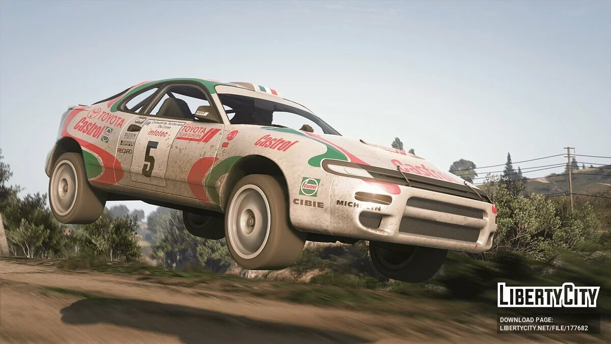 Toyota Celica ST185 4WD group A v1.1 / GTA 5