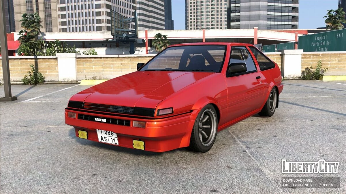 1987 Toyota Trueno AE86 / GTA 5