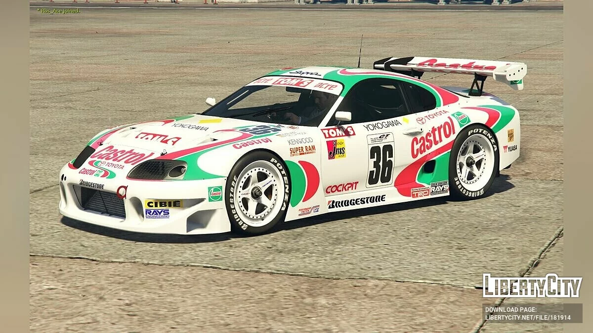 Castrol Supra JGTC [Add-On / FiveM] v1.1 / GTA 5