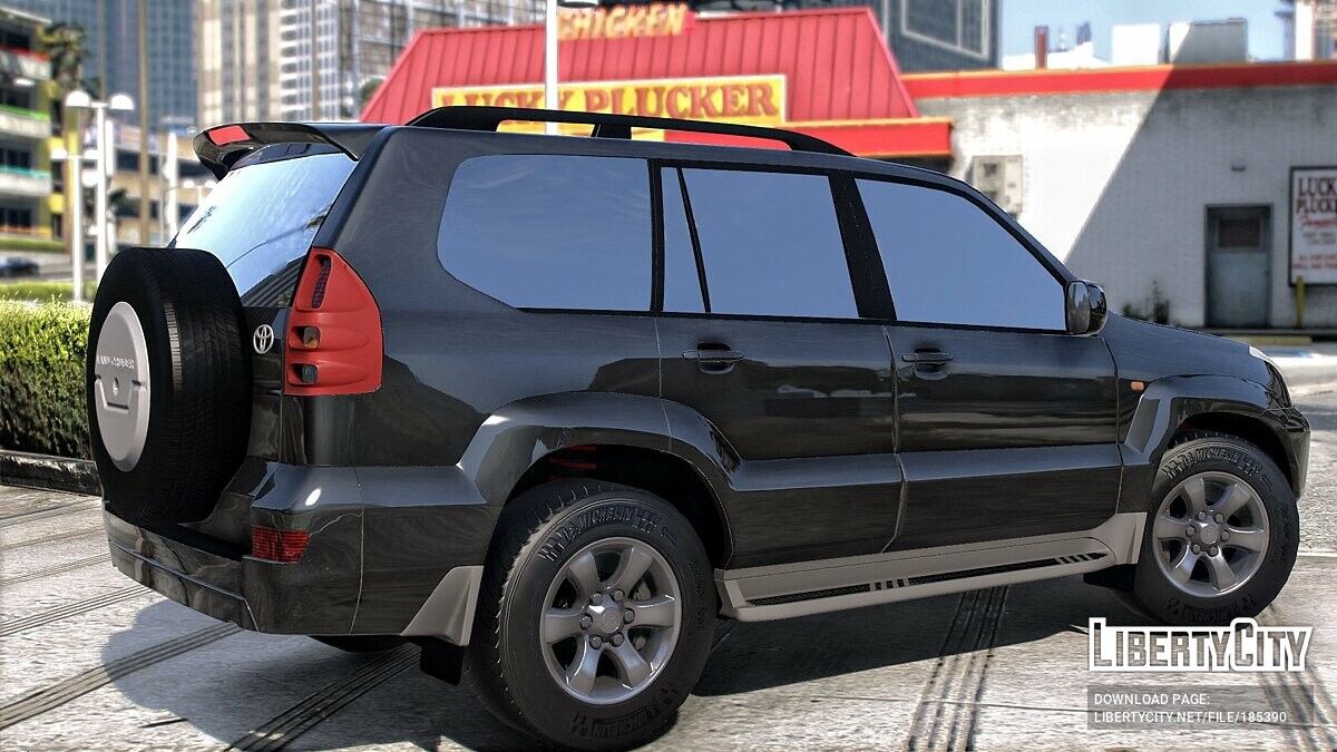 Скачать Toyota Land Cruiser Prado LC120 2008 для GTA 5