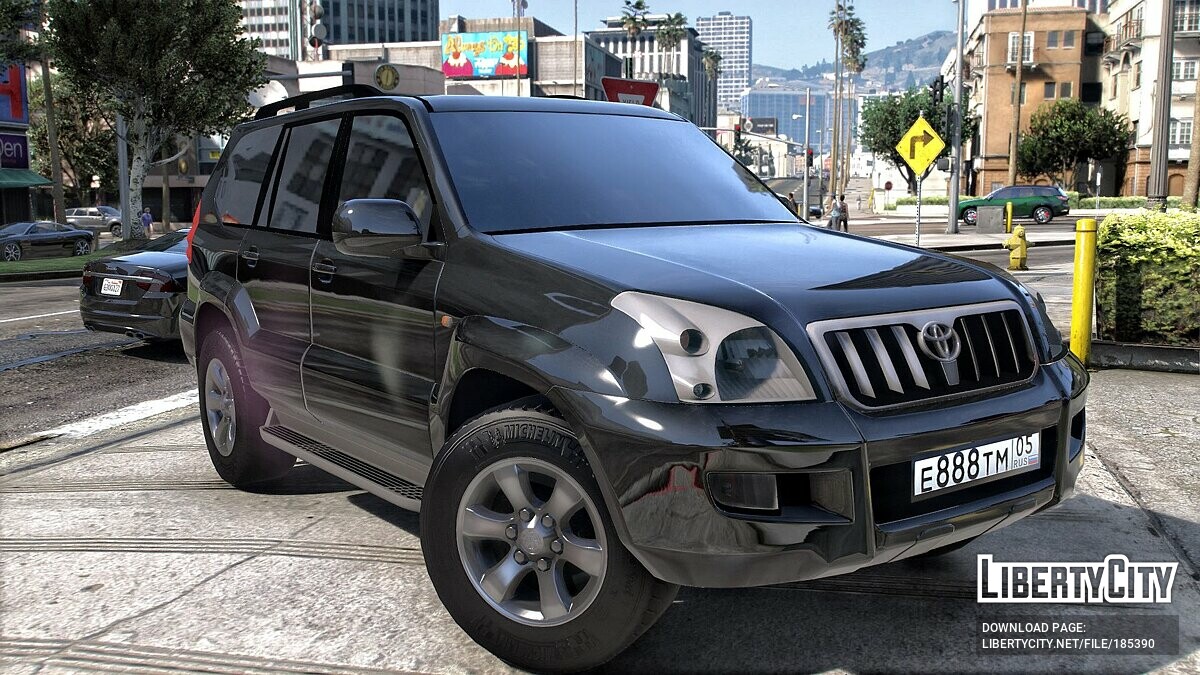 Скачать Toyota Land Cruiser Prado LC120 2008 для GTA 5