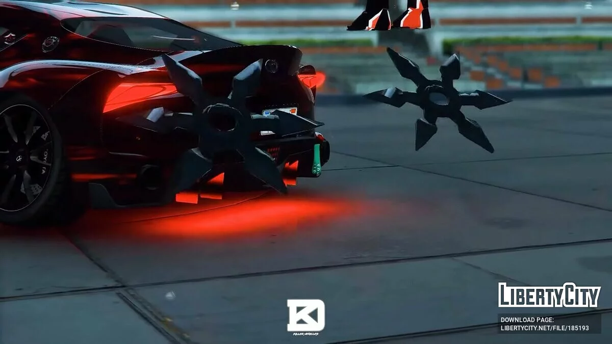 Toyota Supra FT-1 Itachi 3D Anitmion Edition / GTA 5