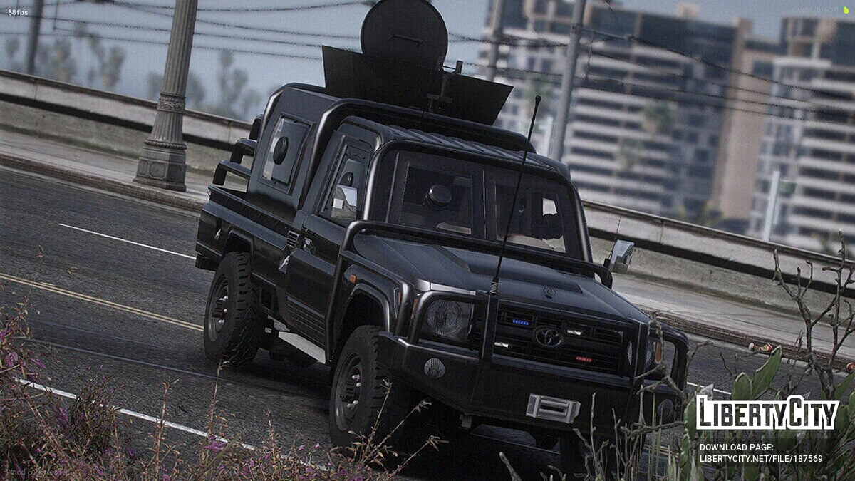 Land Cruiser Black Horse KJ6 2022 v1.0 / GTA 5