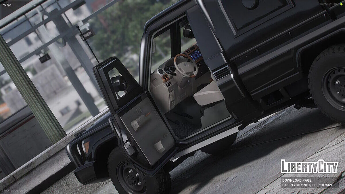 Land Cruiser Black Horse KJ6 2022 v1.0 / GTA 5