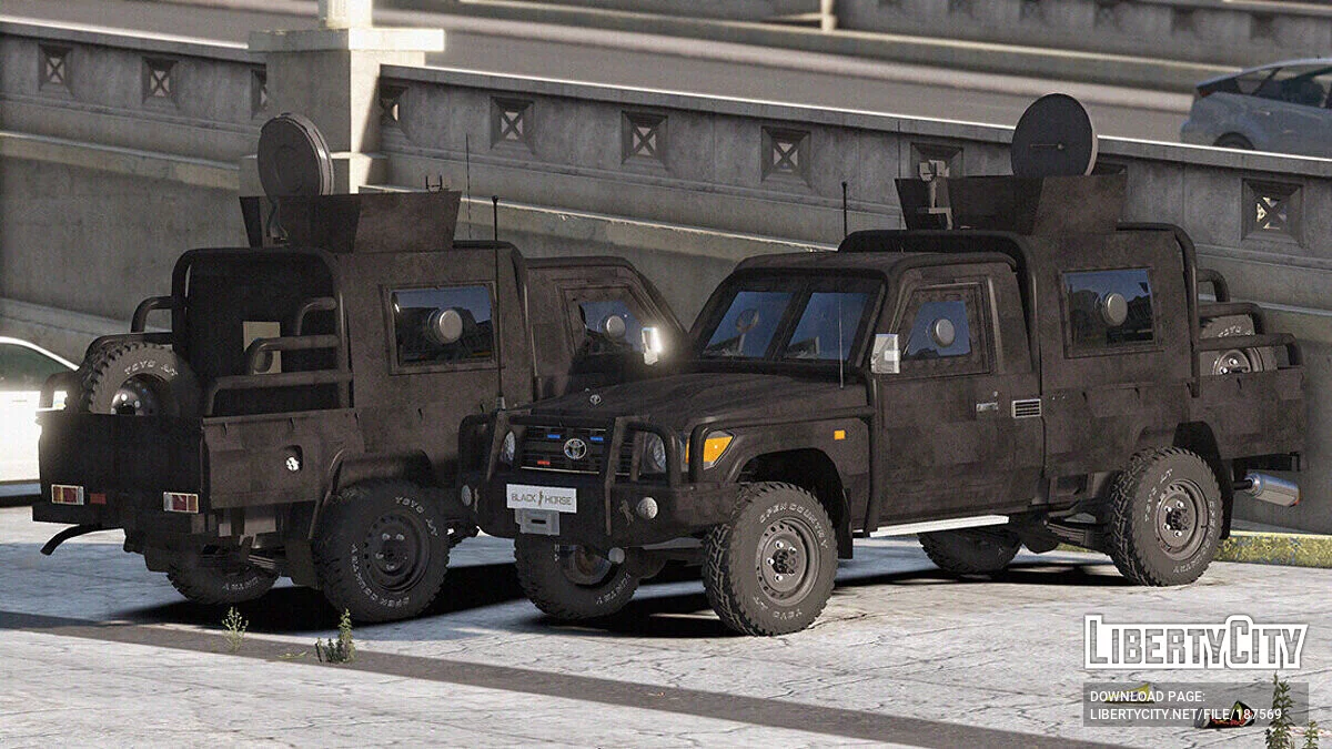 Land Cruiser Black Horse KJ6 2022 v1.0 / GTA 5