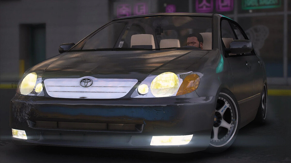 Скачать Toyota Corolla (KingFish) v1.5 для GTA 5