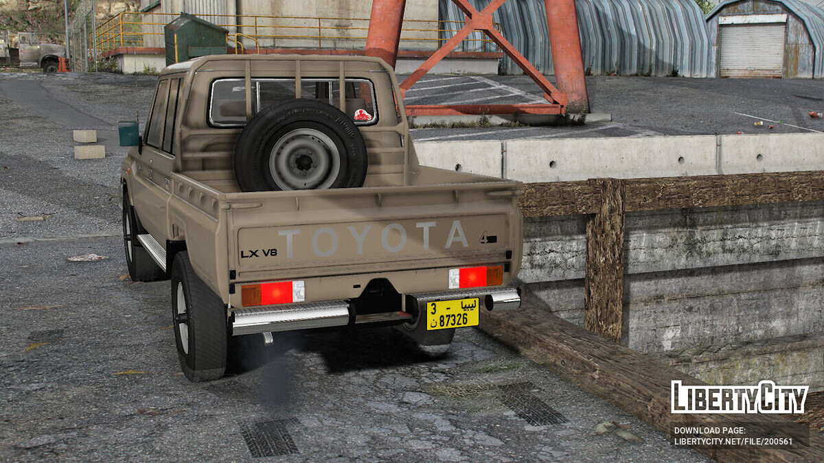 Скачать Toyota Land Cruiser 79 Pick Up для GTA 5